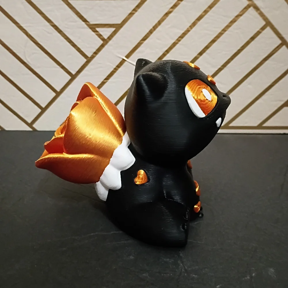 Black and Gold Figurine